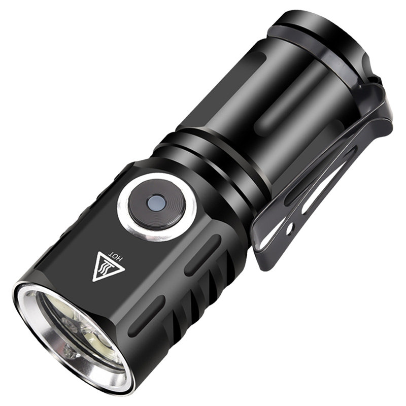 Portable Rechargeable Lighting Long-range Multifunctional Household Small Steel Outdoor Mini Strong Flashlight