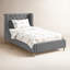 Lit plateforme tapissier en velours-41196440-131275574