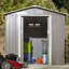 Rowlinson Trentvale 6x4 Metal Apex Shed with Assembly-109248351