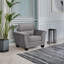 Ensemble de canapé et chaise en tissu Beeston, gris-122099454