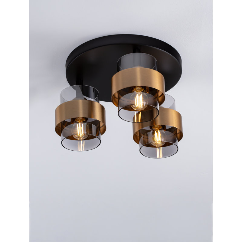 Bezanson Glass Flush Mount