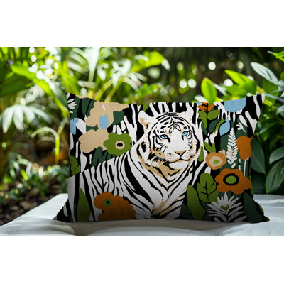 Oreiller rectangulaire réversible intérieur / extérieur Wilo Tiger