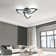 3-Light  Dimmable LED Acrylic Ceiling Lamp with Remote Control