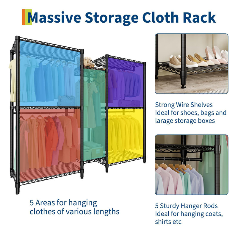 186.9cm Closet System