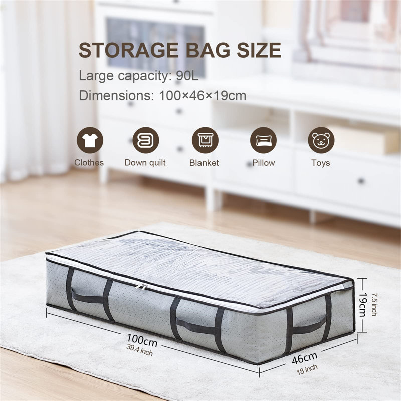 Brayden Studio Fabric Decorative Bin