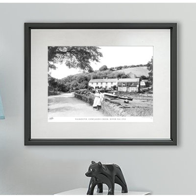 Falmouth, Cowlands Creek, River Fal 1912 - Single Picture Frame Print