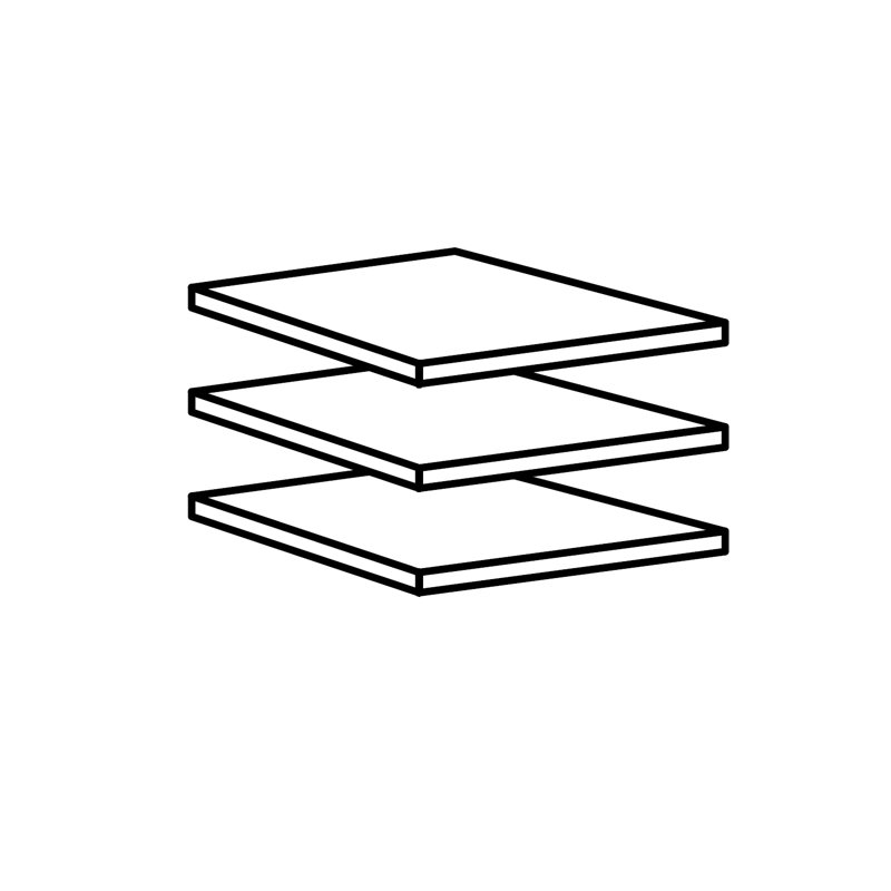 Luke 40cm Shelving