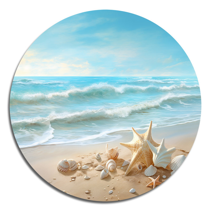 " Seashells By The Seashore ", 23" H x 23" W x 1" D