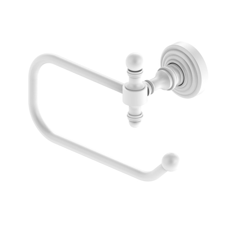 Porte-papier à fixation murale euro Godinez, Blanc mat