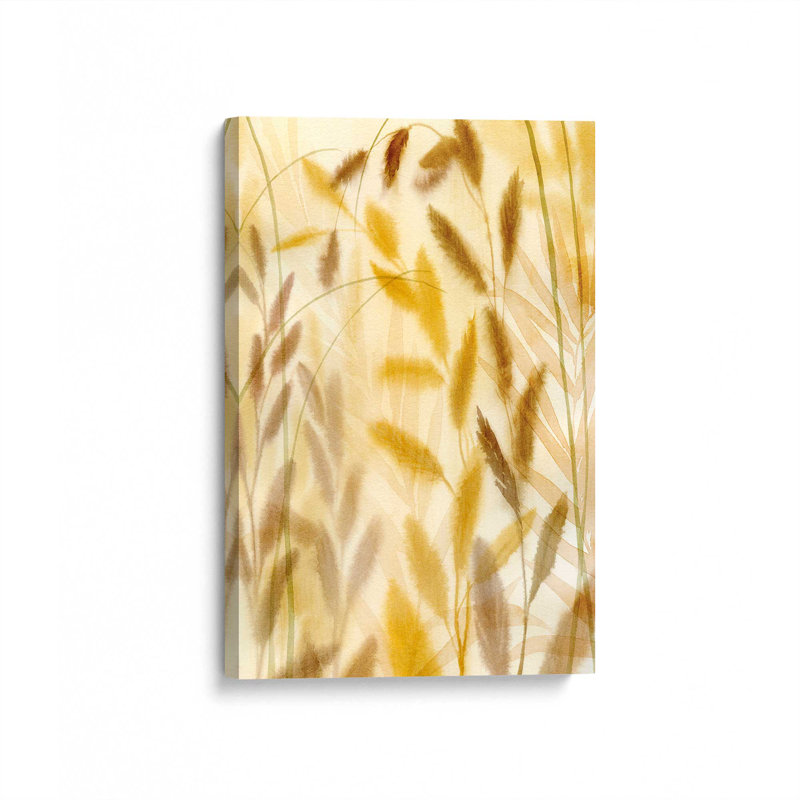 «Gilded Wheat I» par Grace Popp, reproduction d'art sur toile, H 36 po x l 24 po
