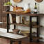 Abhinav 122cm Solid Wood Top Console Table