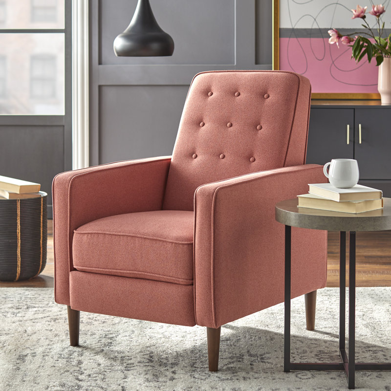 Fauteuil inclinable Gjuro, Mélange de polyester corail