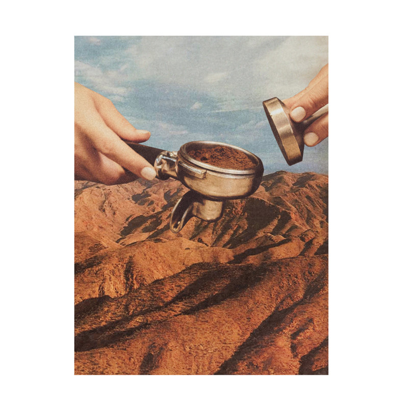 Art sur toile, vertige bolognique, comté de Barista, H 19 po x l 14 po