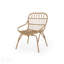Chaises d'appoint en osier à motif ajouré pour une décoration moderne d'extérieur et d'intérieur
