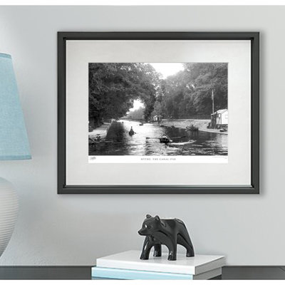 Hythe, The Canal 1918 by Francis Frith - Single Picture Frame Print