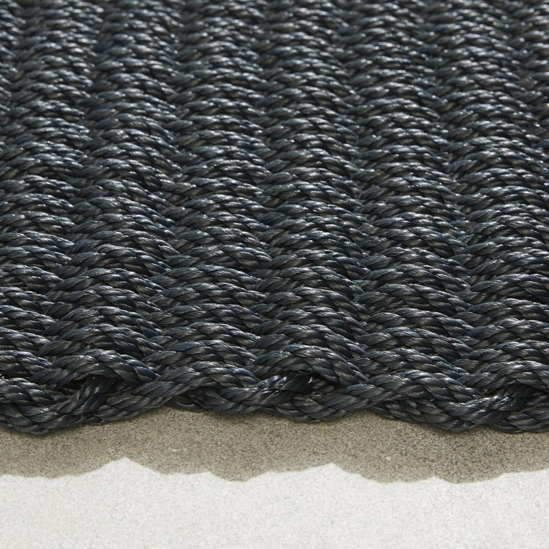Outdoor Doormat, 45cm W x 75cm L, Black