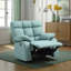 Fauteuil inclinable et berçant en tissu Tampere-370614288