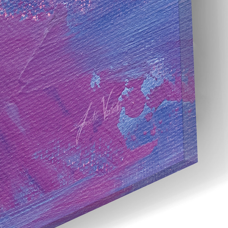 «Delight» par Jeanette Vertentes, H 12 po x l 12 po x P 0,13 po