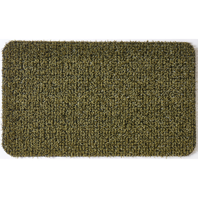 Kiryazov Non-Slip Doormat, Green