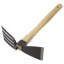 Hoe/fourche combo