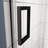 Bathtub Sliding Shower Door, 5/16" Tempered Glass, Matted Black Finish, Stable System Clear Black, Performance