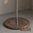 Black Walnut Metal Freestanding Coat Rack