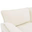 Fauteuil d'appoint rembourré moelleux de 31,9 po avec coussin double et poches de rangement latérales Modern-2121435843