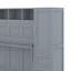 Lit escamotable double avec placard et tiroirs-1103074576