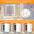 Dressing Table With Stool - 5 Shelves And 4 Drawers, Touch Screen Vanity Mirror With 3-Color Dimmable Light-179214350