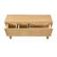 Geometric Carved Console Table With 3 Drawers-2026482898