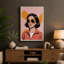 Portrait in Pink Modern 1 Piece Wrapped Canvas Wall Art-2069798034-2069798044
