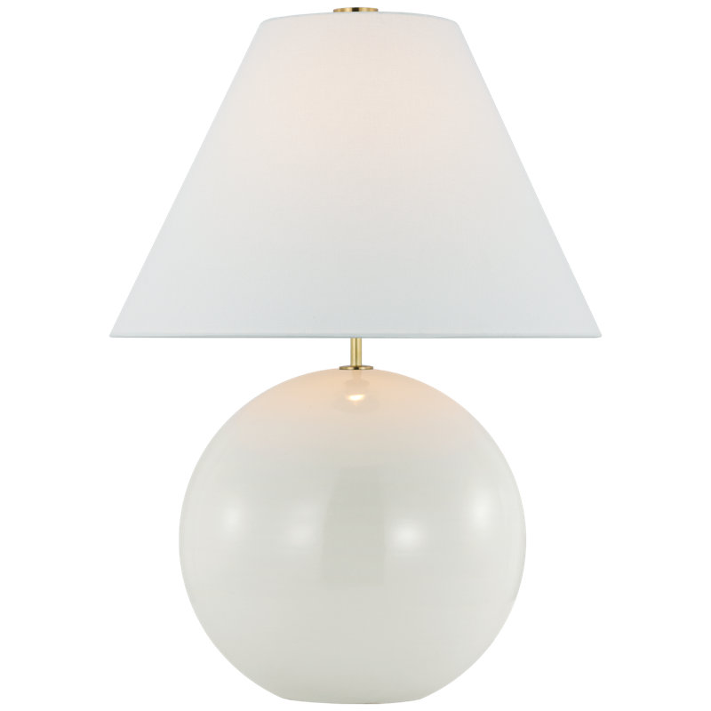 Brielle Table Lamp, New White