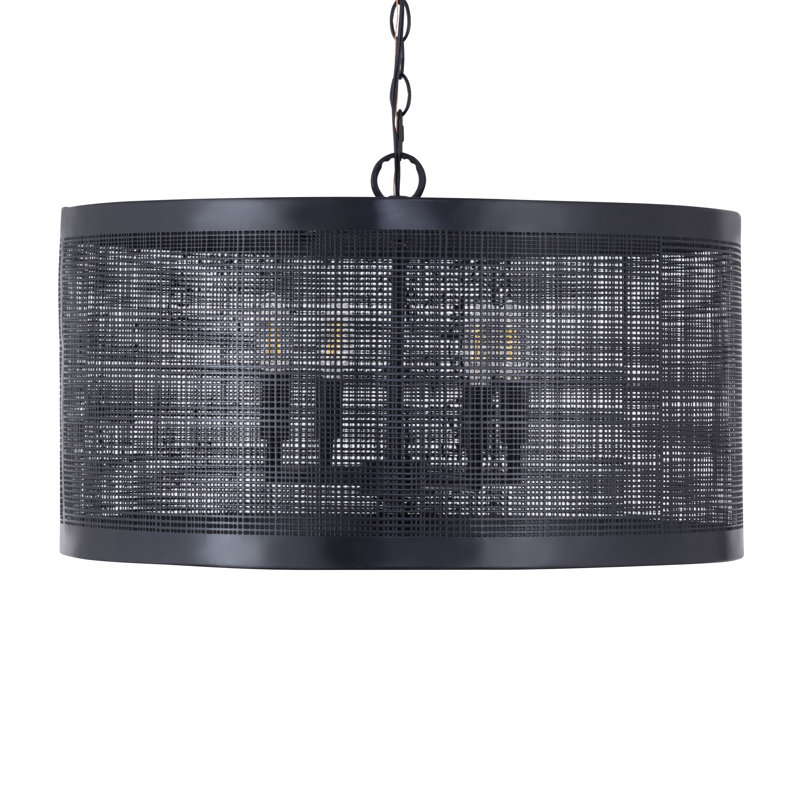 Hatcher-Single Pendant, Black
