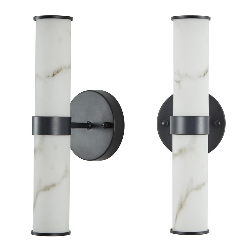 Kashona Iron LED Armed Sconce, Black