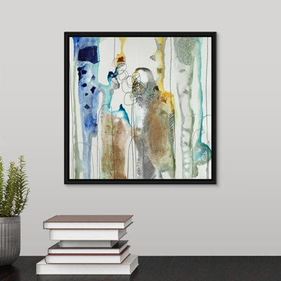 « botanique contour xiii », peinture sur toile