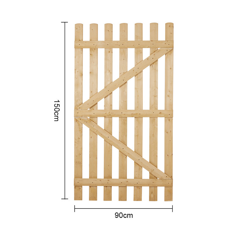 Arendt Wood Gate, 150cm H x 90cm W