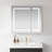 Tiaya 36 in. W x 32 in. H Rectangular Medicine Cabinet with Aluminum Frameless LED Mirror