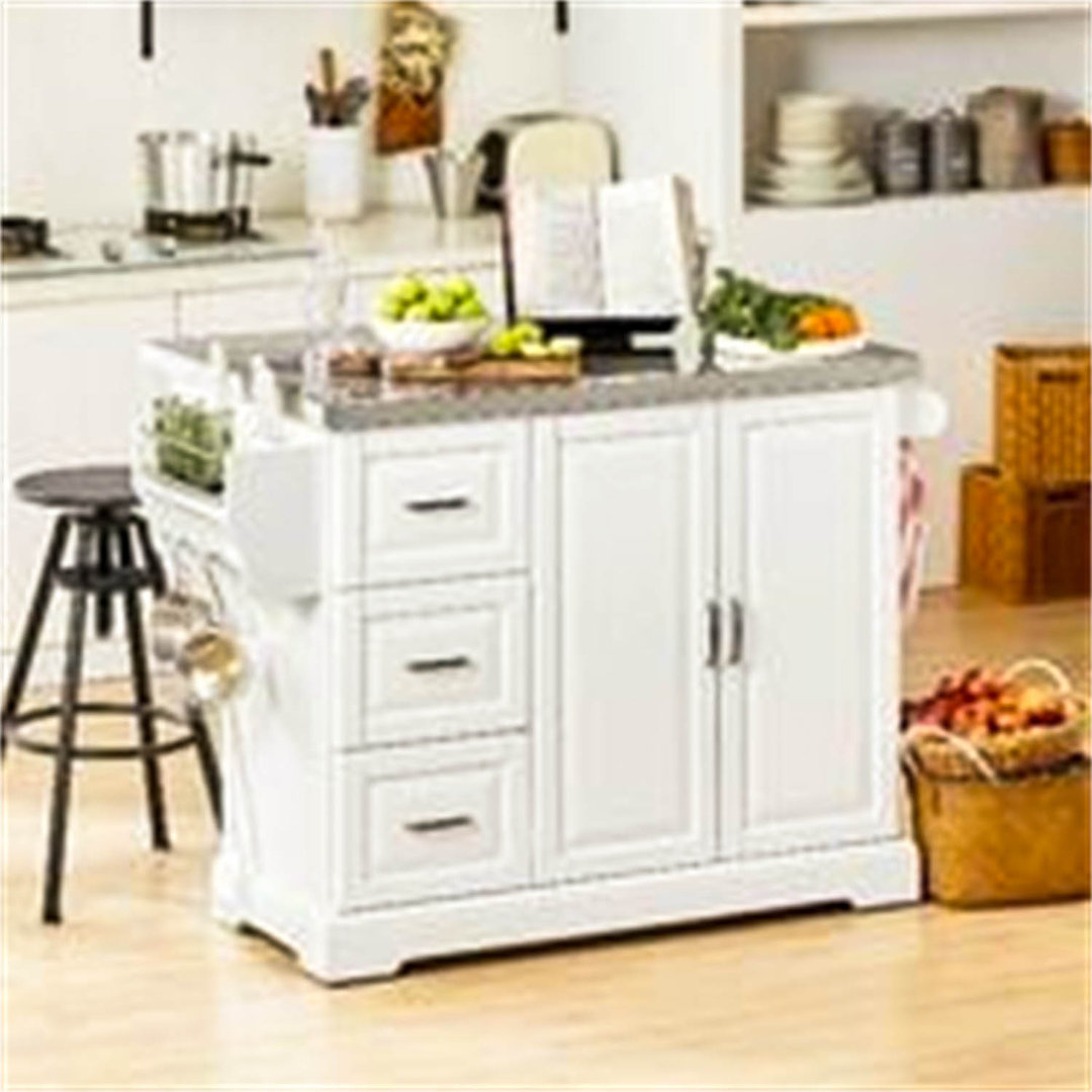 Barfleur 130 Cm' Kitchen Island Stainless Steel Top