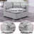 Wartow 6-Piece Upholstered Corner Sectional with Reversible Ottoman-784384494