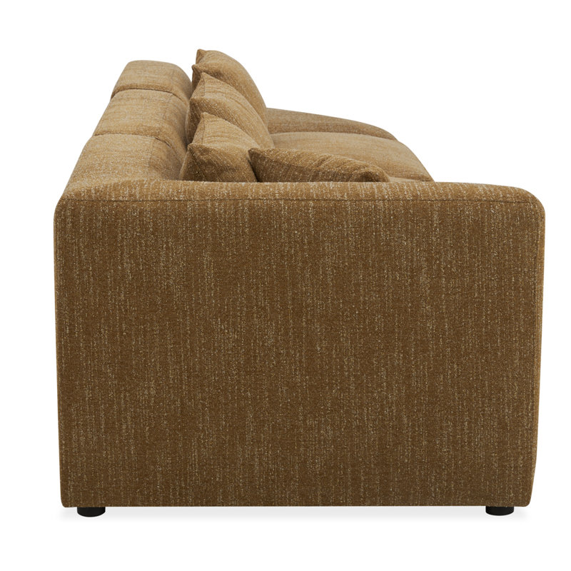 LOWTIDE Modular Sectional, Amber Glow Mustard Tweed