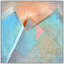 Pastel Glass Print by Mat Sanders