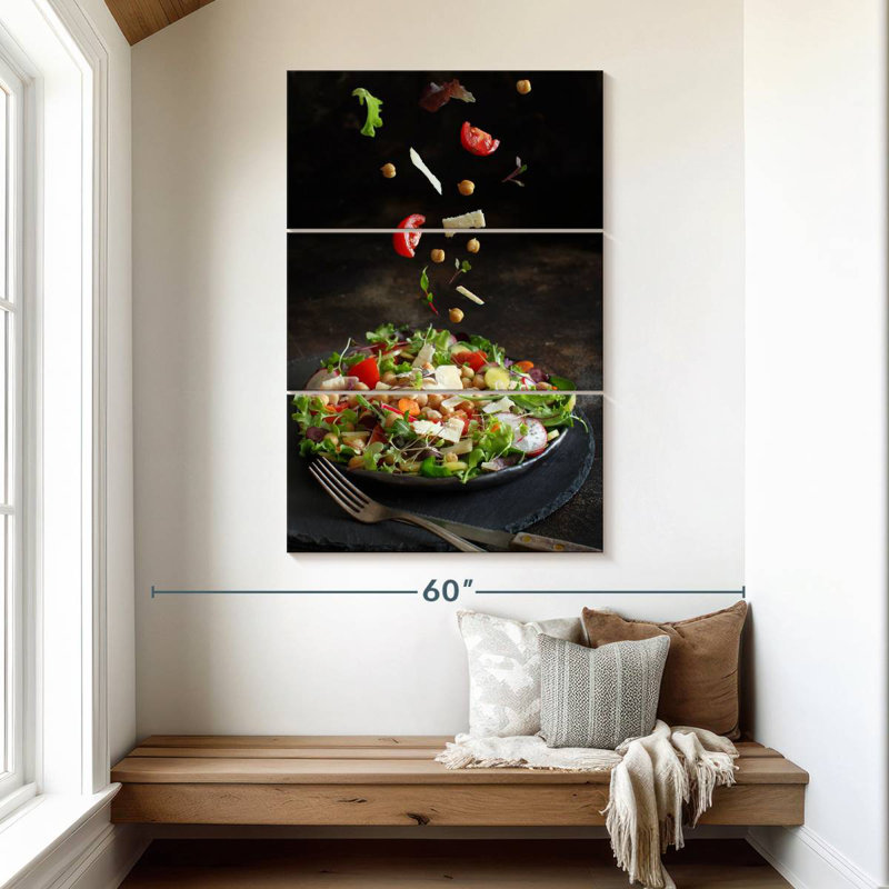 Yarlin Chickpea Salad, 50" H x 32" W