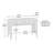 Computer Desk, White finish