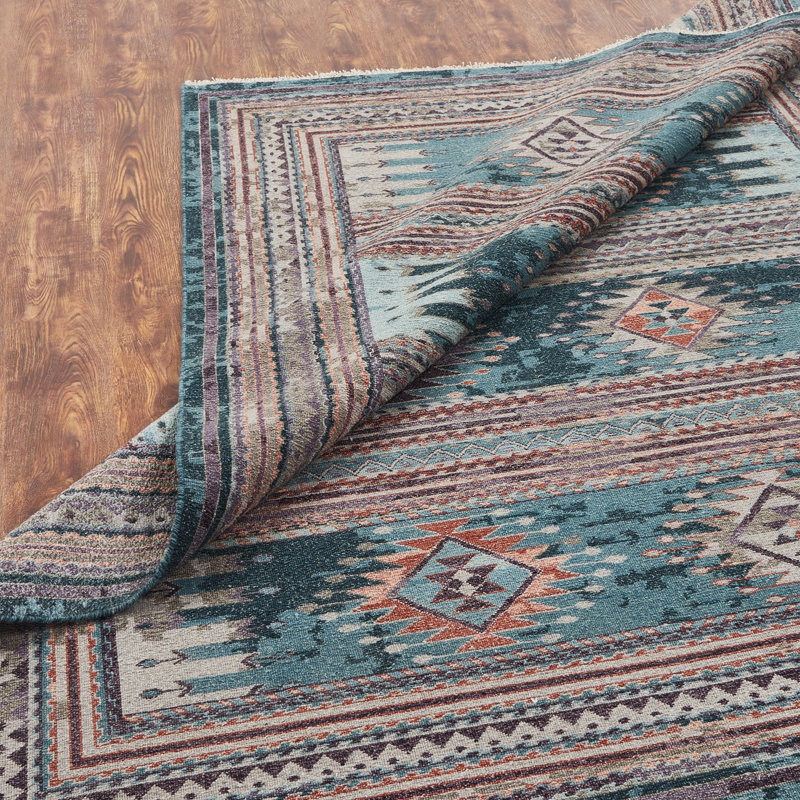 Zahara Hand Knotted Wool Area Rug, Rectangle 10' x 14'