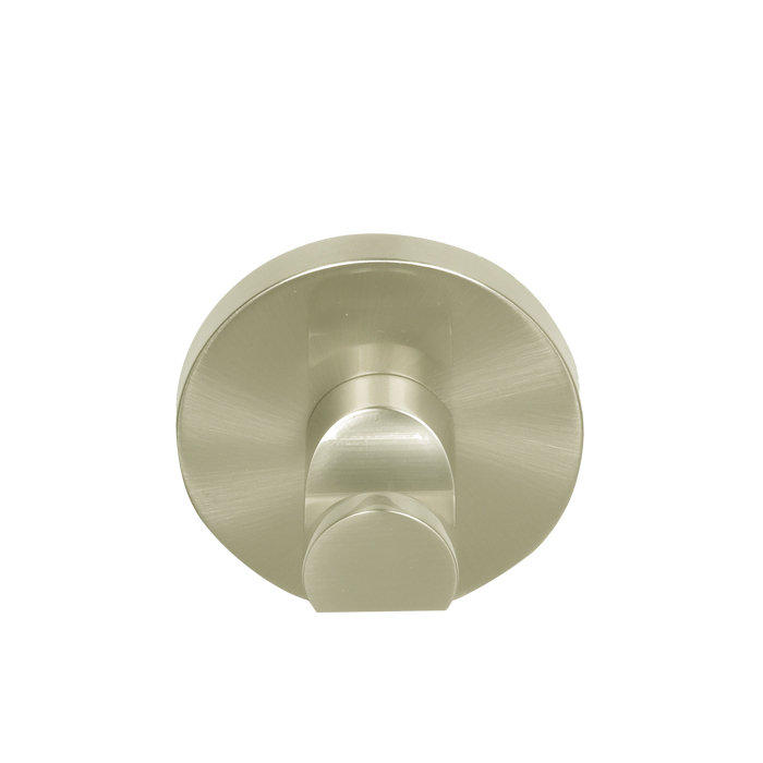Baker Beach Wall Mounted Robe Hook, Satin Nickel