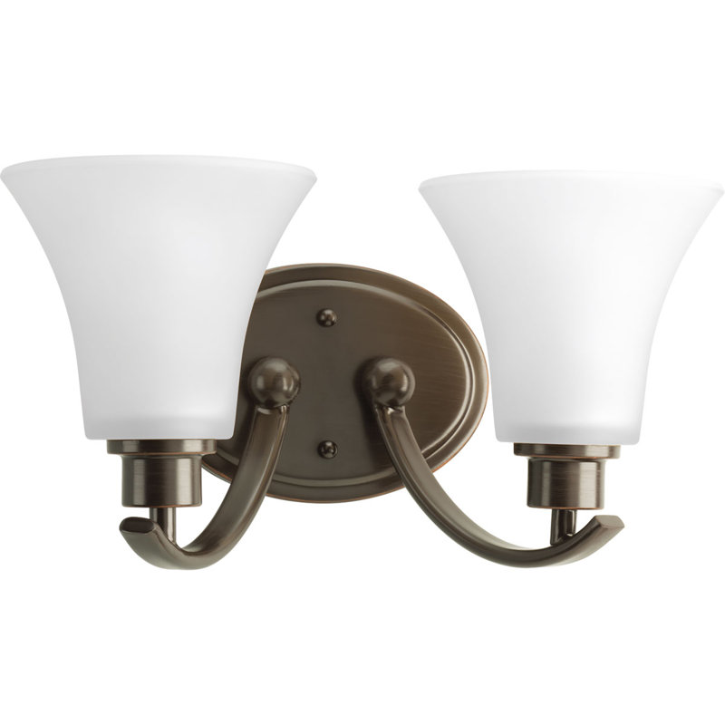 Éclairage pour salle de bain à 2 lumières à intensité variable Jilliann
