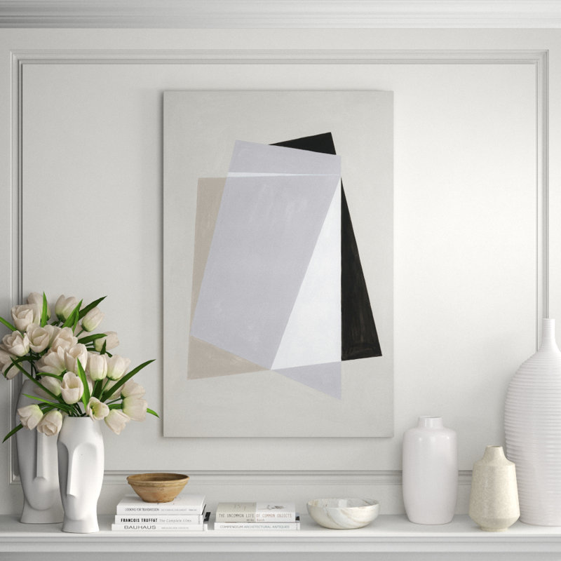 Lost Pieces I Print by Bobby Berk, 45" H x 30" W x 1.5" D, Image Brush Gel