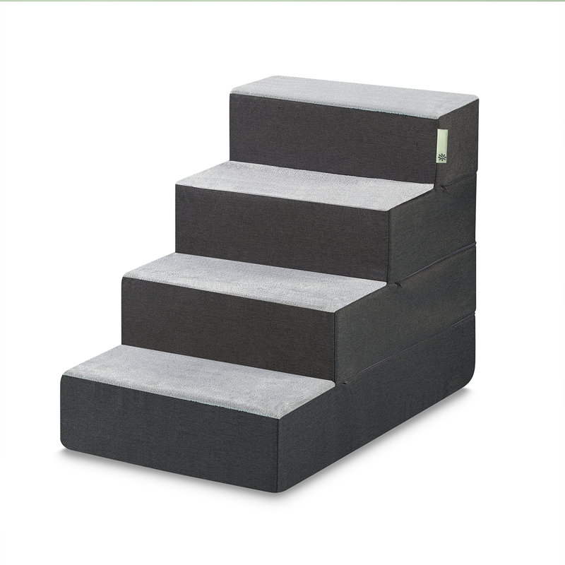 Posner Ramp With Steps, 	22" H x 18" W x 28" D