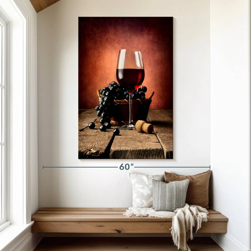 Yarlin Red Wine Classic, 51" H x 34" W