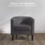 Fauteuil demi-tonneau de 26,77 po Munson-2021933144